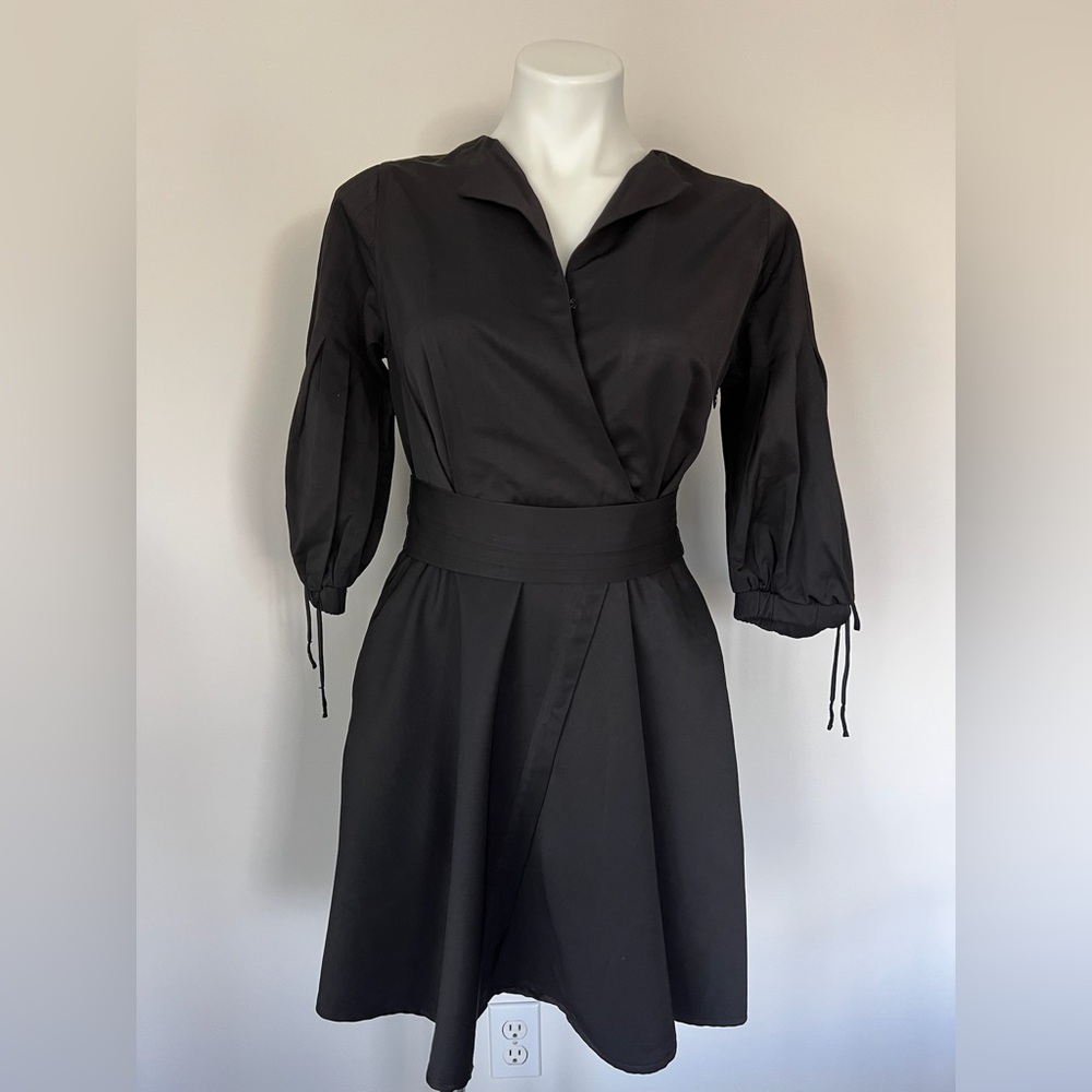 Anthropologie Hailee C Black Dress - Picture 2 of 10